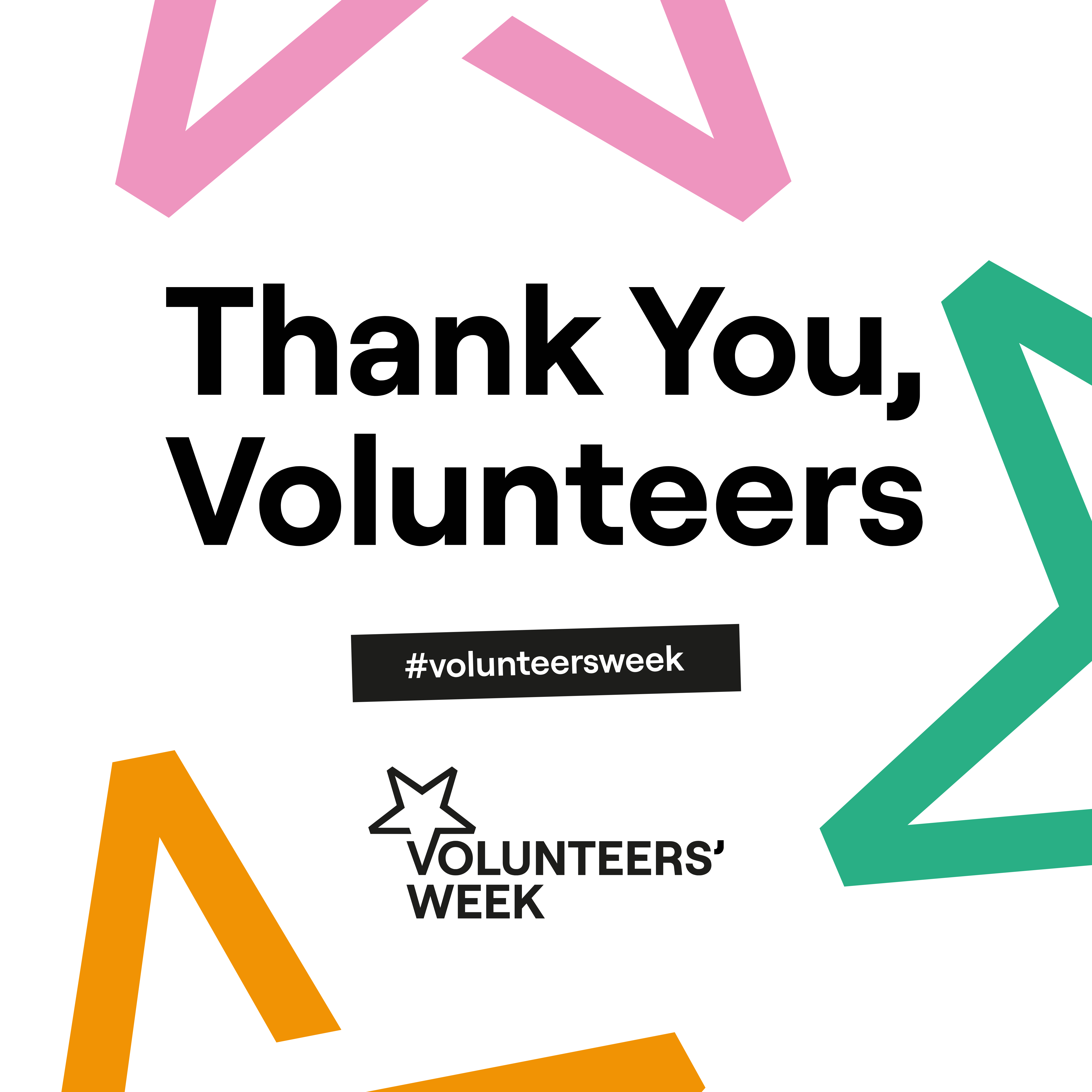 Fri 6 June – thank you Volunteers Week Thank You Social Square