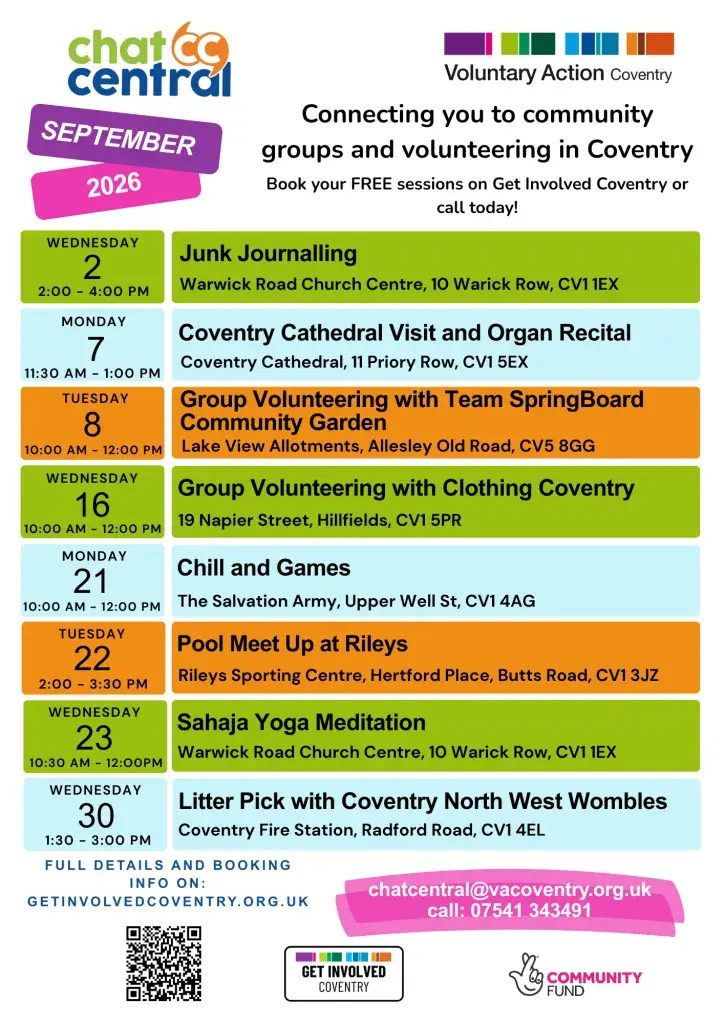 CC Schedule September 26